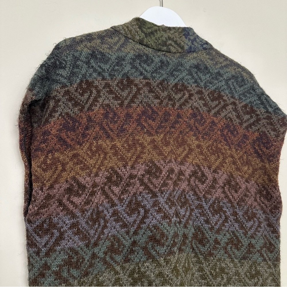 Peruvian Connection Alpaca Colorful Striped Sleeveless Vest - Picture 7 of 9